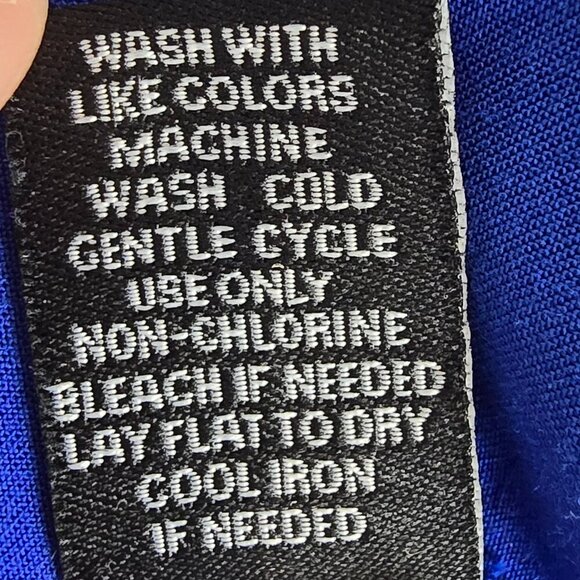 Torrid Striped Knit-To-Woven Skater Dress - Blue and White Stripes - Picture 6 of 7